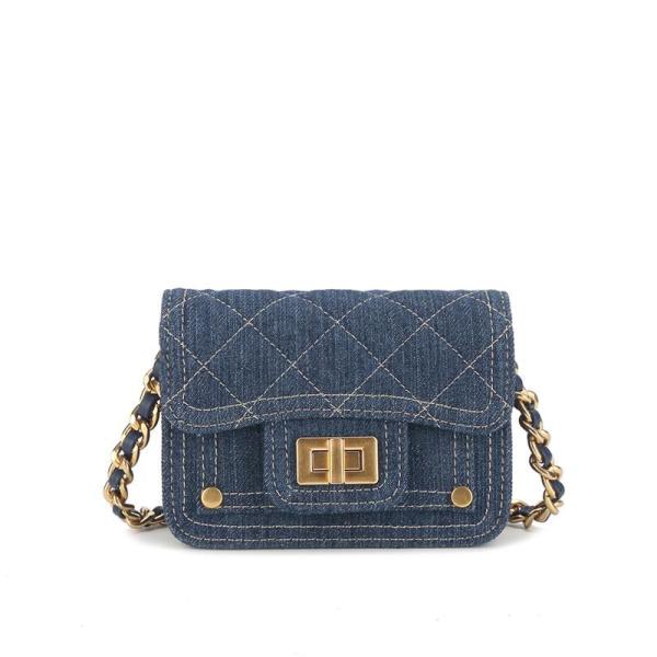 Casual Denim Chain Ladies Messenger Bag Shoulder Bag 80