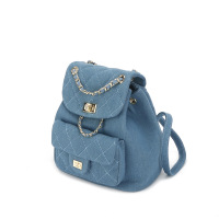 Denim rhombus backpack 58