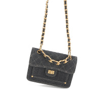 Denim Rhombus Chain Shoulder Bag 79