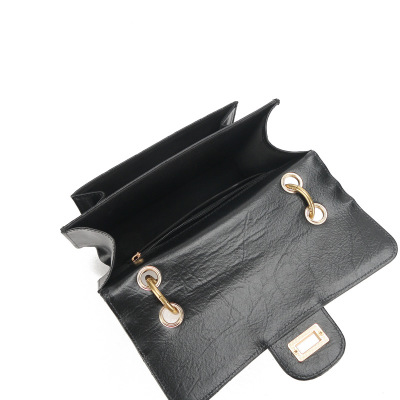 New women's genuine leather small square bag 81