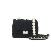 One Shoulder Diagonal Bag Pearl Chain Small Square Bag 69