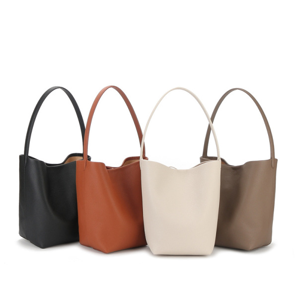 Soft leather spring summer commuter tote bag 21