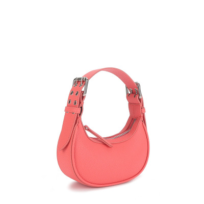 Solid color design underarm bag handbag 44