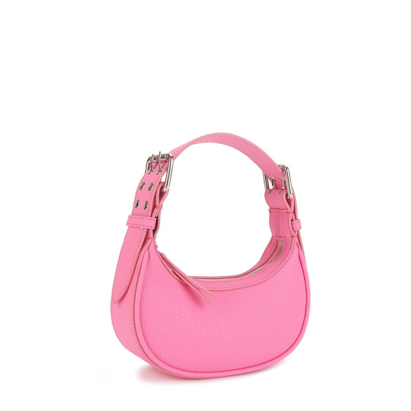 Solid color design underarm bag handbag 44