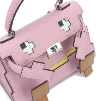 Sweet color contrast mosaic monster bag 34