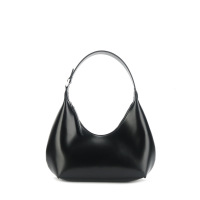 Trendy Korean Style Leather Moon Bag 06