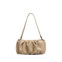 Trendy pleated solid color dumpling bag 13