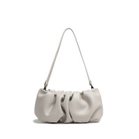 Trendy pleated solid color dumpling bag 13