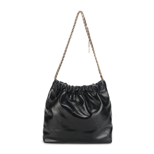 Xiaoxiangfeng genuine leather shopping bag bucket bag 83
